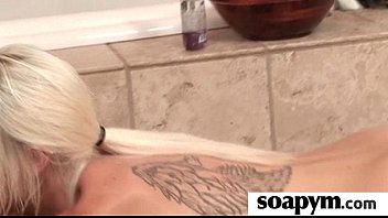 soapy rubdown for him 30