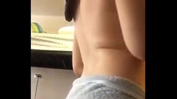 chick showcases webcams after showering