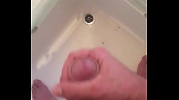 Shemale Cums In Sink
